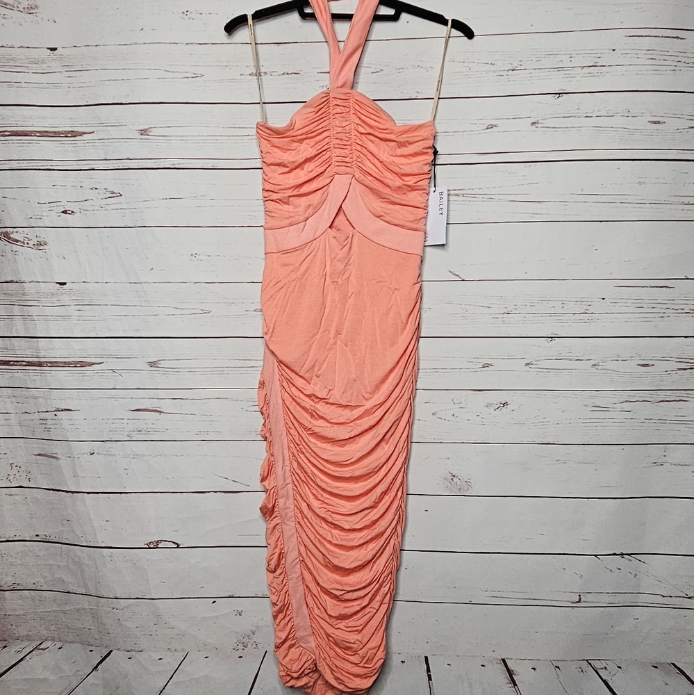 Bailey 44 Maive Halter Ruched Dress - Picture 9 of 16